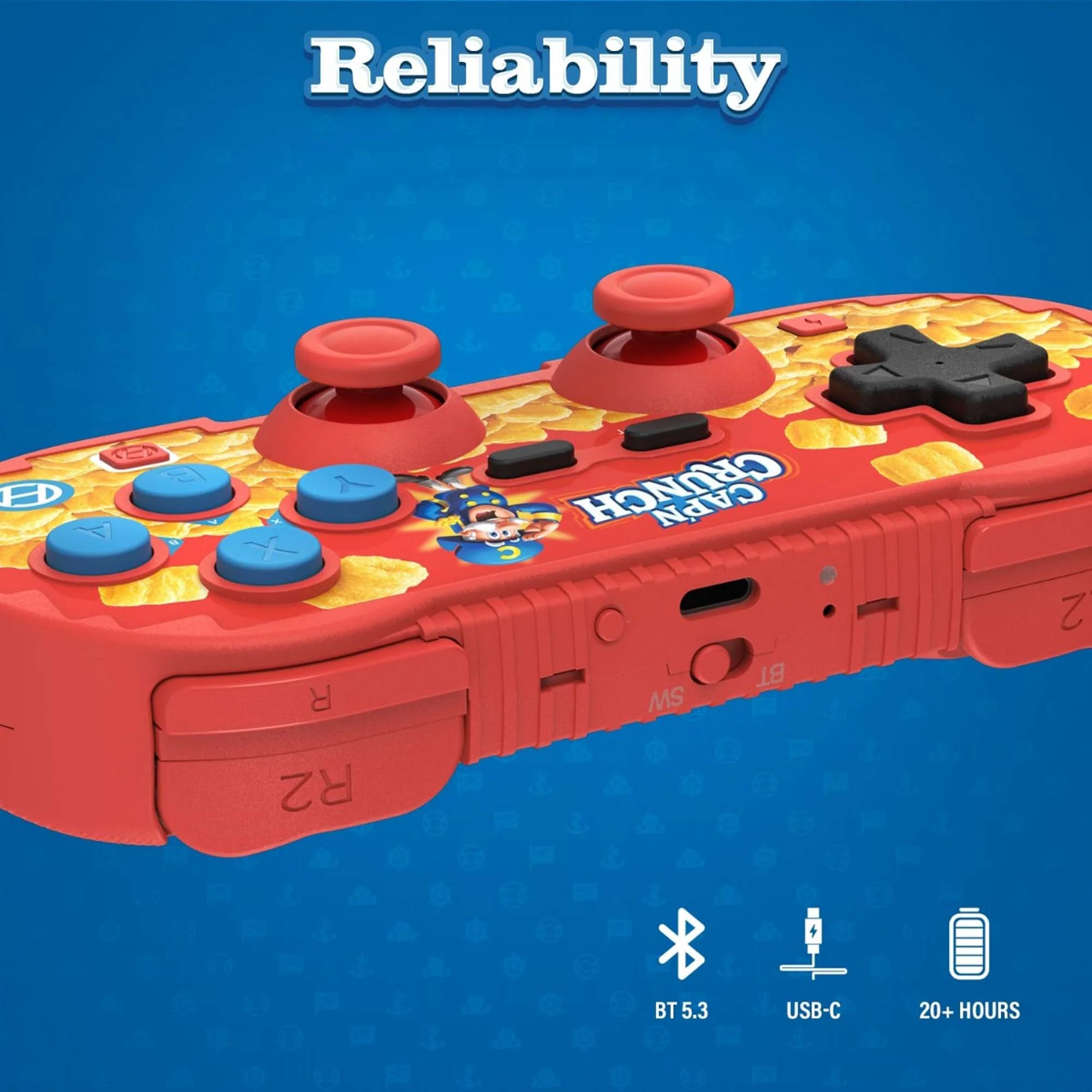 Hyperkin Cap'n Crunch Pixel Art Controller - Image 3